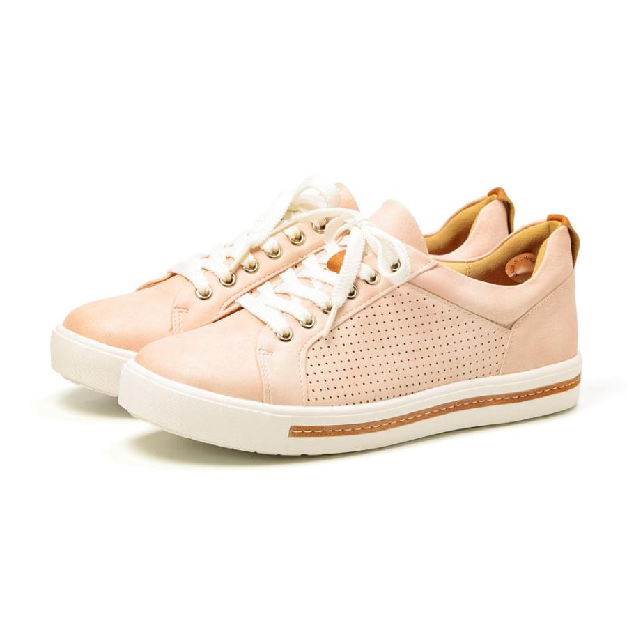 Willson Lee Sports ウィルソン リー スポーツ レディース スニーカー 軽量 レースアップ パンチング カジュアル やわらかい 54 Kk 54 フットプレイス 通販 Yahoo ショッピング