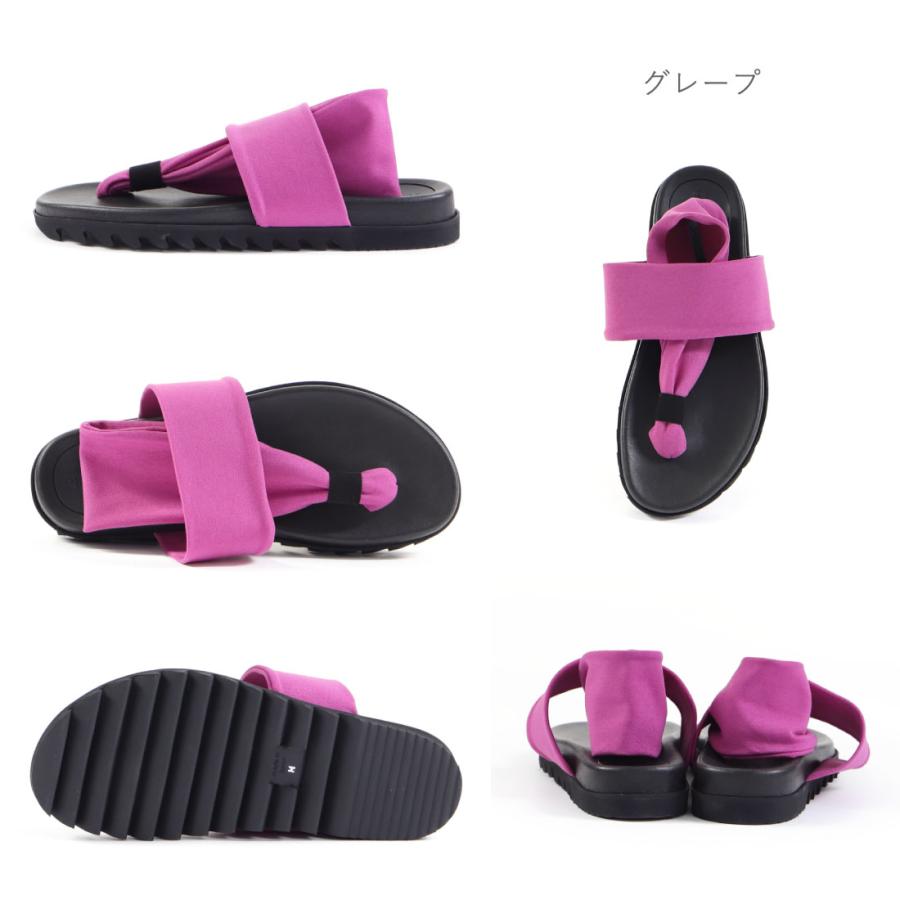 ラゴンマ la gomma レディース サンダル ストレッチトングサンダル LGW