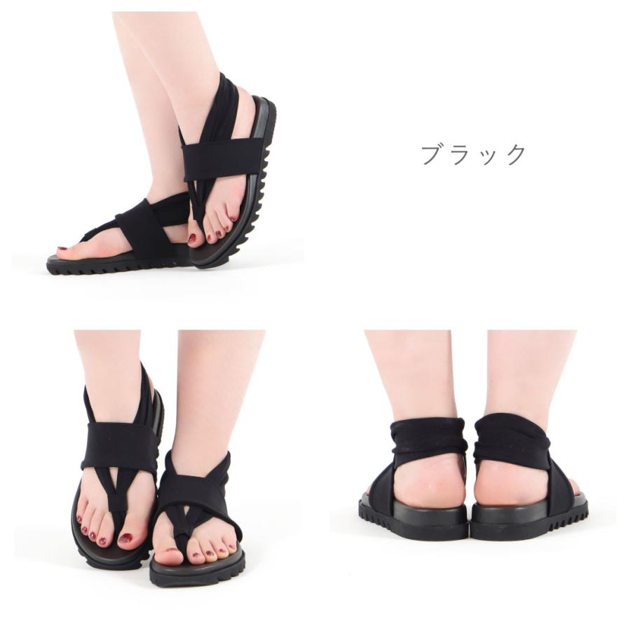 ラゴンマ la gomma レディース サンダル ストレッチトングサンダル LGW