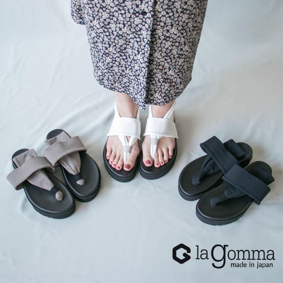 ラゴンマ la gomma レディース サンダル 厚底サンダル ストレッチ 厚底