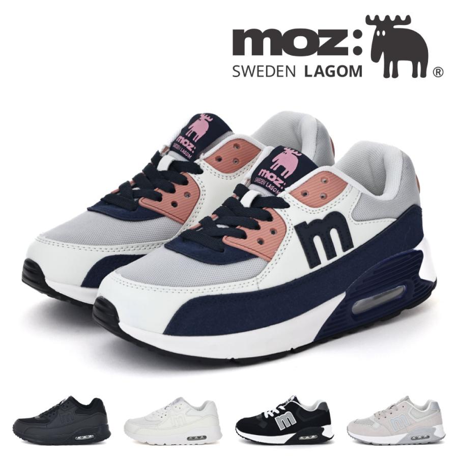 moz（モズ） レディース スニーカー 厚底エアソールスニーカー