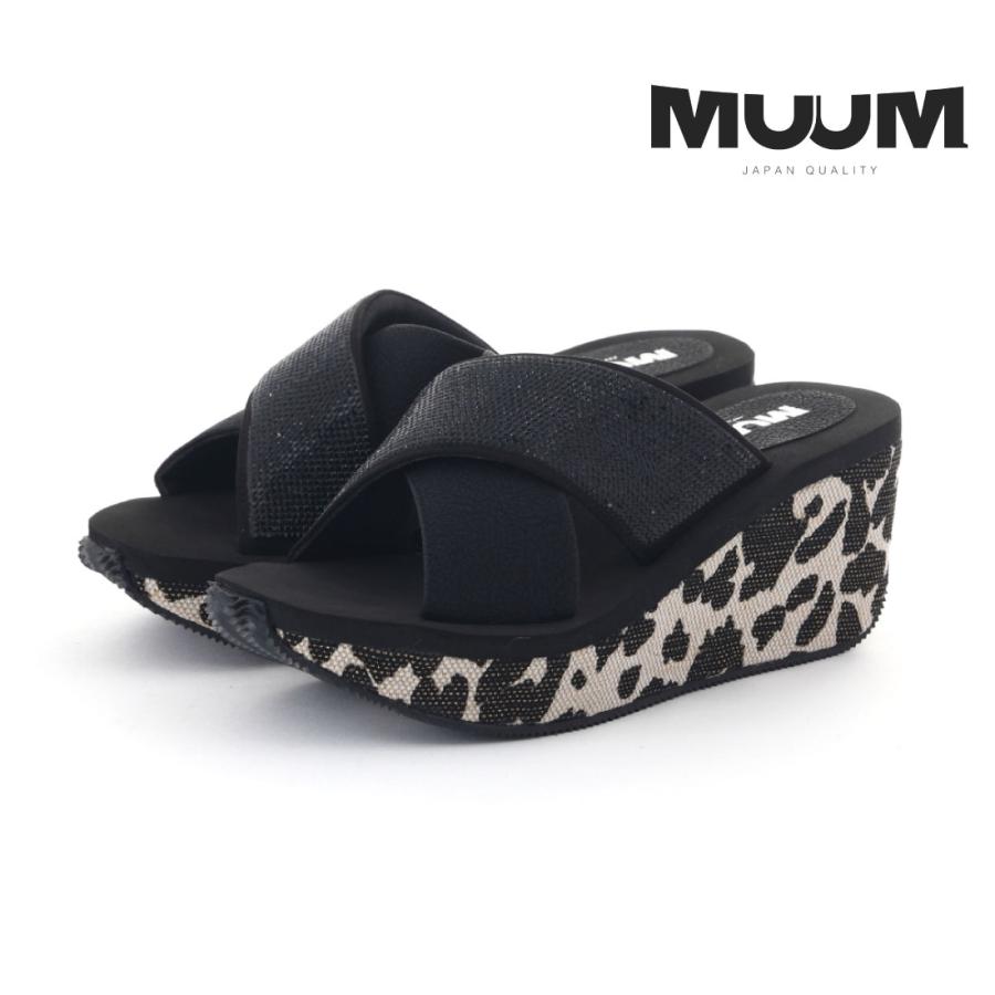 MUUM ムーム レディース サンダル 厚底サンダル クロスベルト