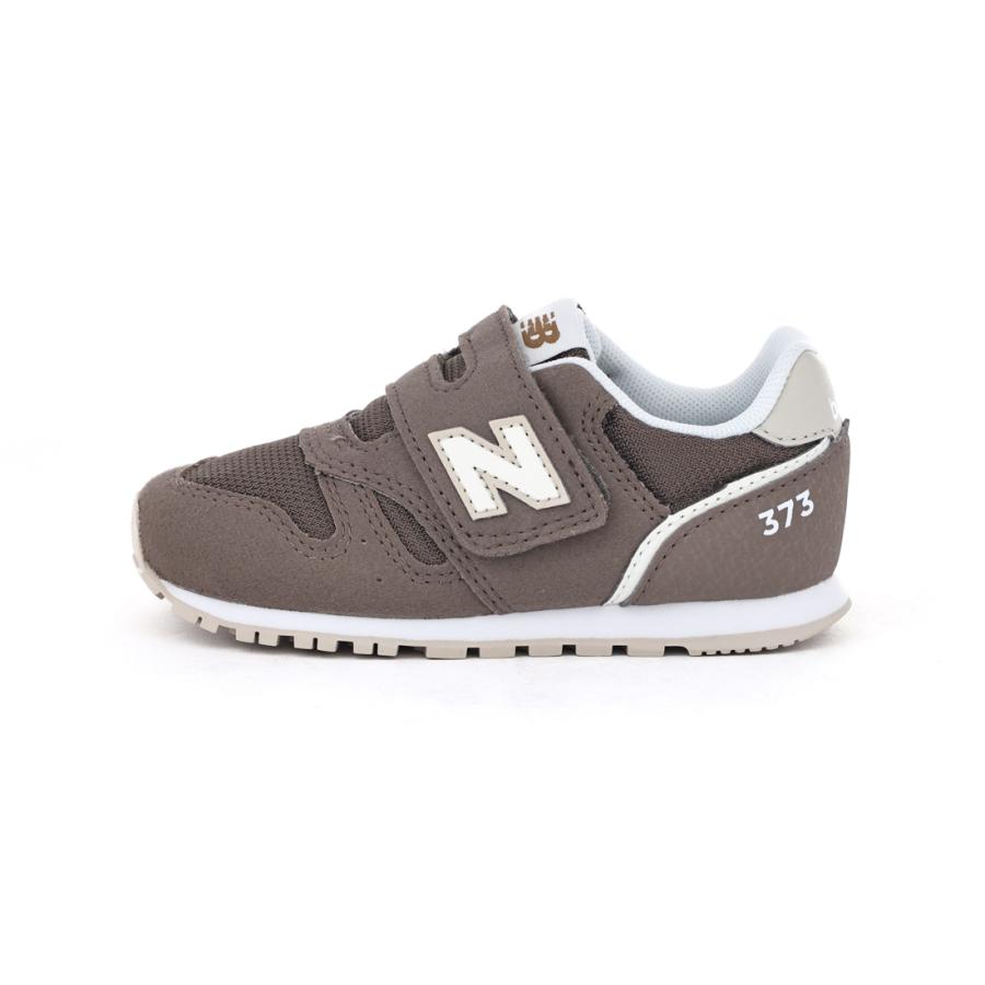 ニューバランス new balance ベビー キッズ スニーカー I373 7OY ブラウン ベビーシューズ 幅広 ゆったり ワイド 3E 4E 運動靴 子供靴 男の子 女の子 マジックの画像
