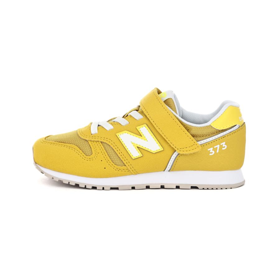 ニューバランス new balance キッズ ジュニア スニーカー Y373 20K バンジー ウィズ トップ ストラップ イエロー 運動靴 子供靴 男の子 女の子 マジックテープの画像