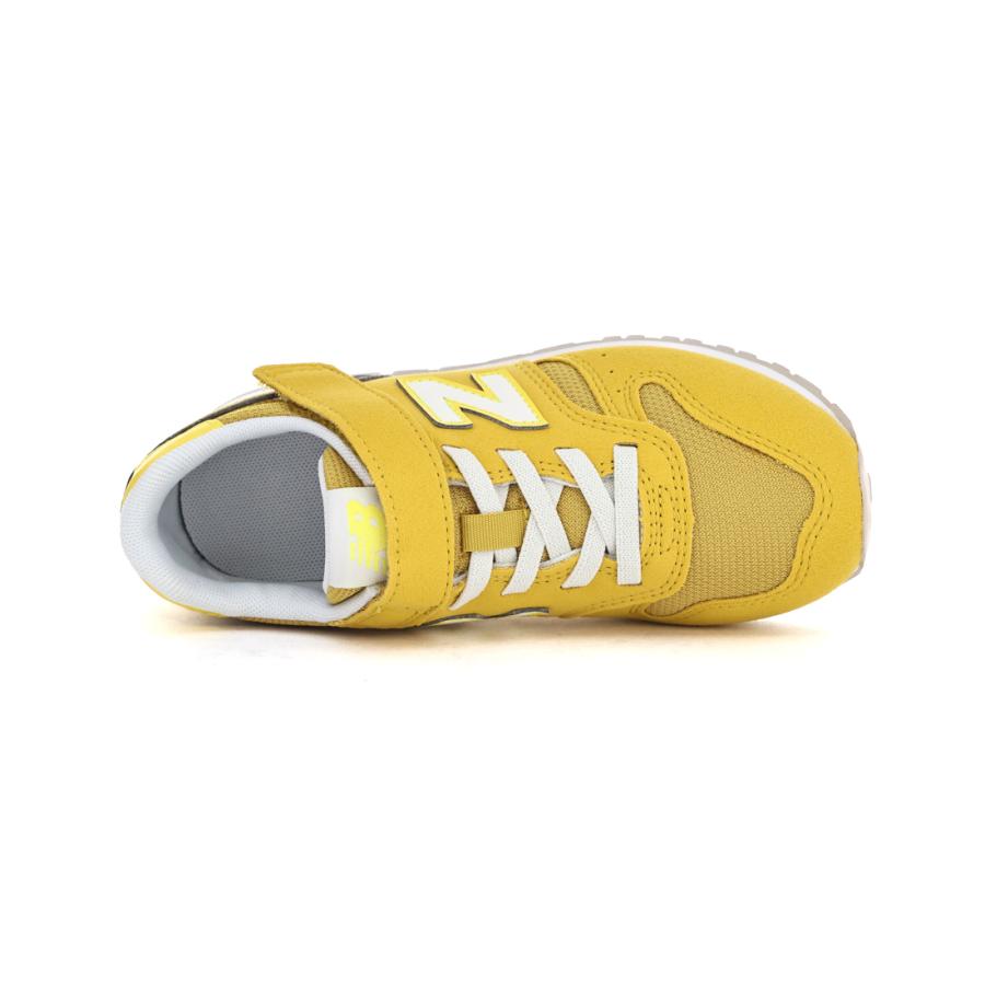 ニューバランス new balance キッズ ジュニア スニーカー Y373 20K バンジー ウィズ トップ ストラップ イエロー 運動靴 子供靴 男の子 女の子 マジックテープの画像