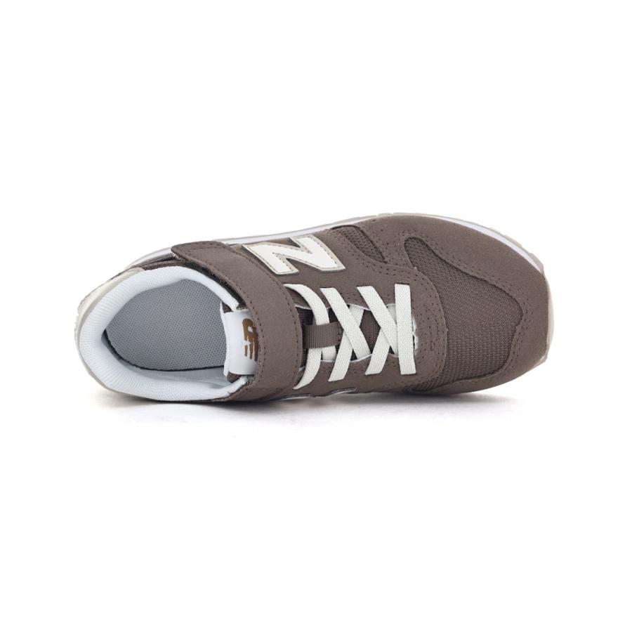 ニューバランス new balance キッズ ジュニア スニーカー Y373 7AJ バンジー ウィズ トップ ストラップ ブラウン 運動靴 子供靴 男の子 女の子 マジックテープの画像