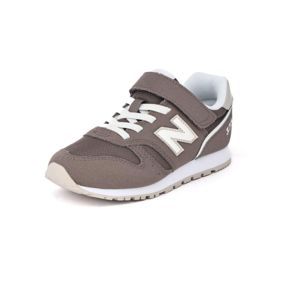 ニューバランス new balance キッズ ジュニア スニーカー Y373 7AJ バンジー ウィズ トップ ストラップ ブラウン 運動靴 子供靴 男の子 女の子 マジックテープの画像