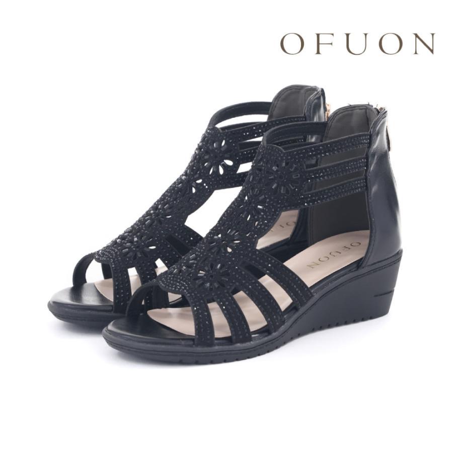 OFUON（オフオン） レディース サンダル グラディエーターサンダル