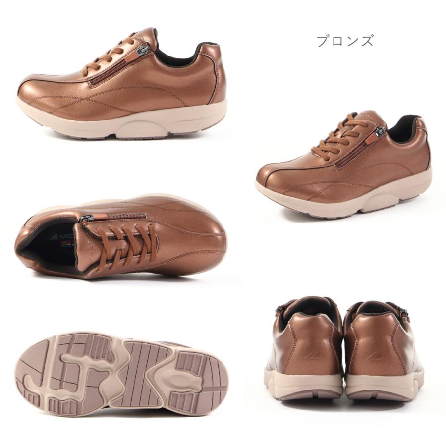 MID FOOT（ミッドフット） レディース スニーカー ベーシックジップ