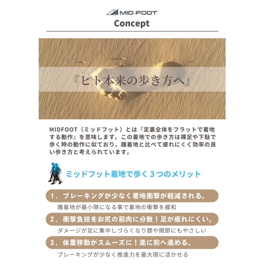 MID FOOT（ミッドフット） レディース スニーカー ライトベーシック