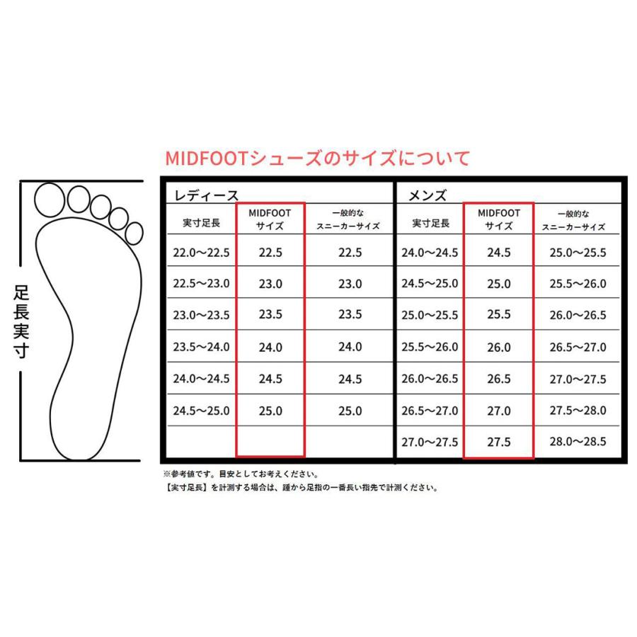 MID FOOT（ミッドフット） レディース スニーカー デイリーライフ