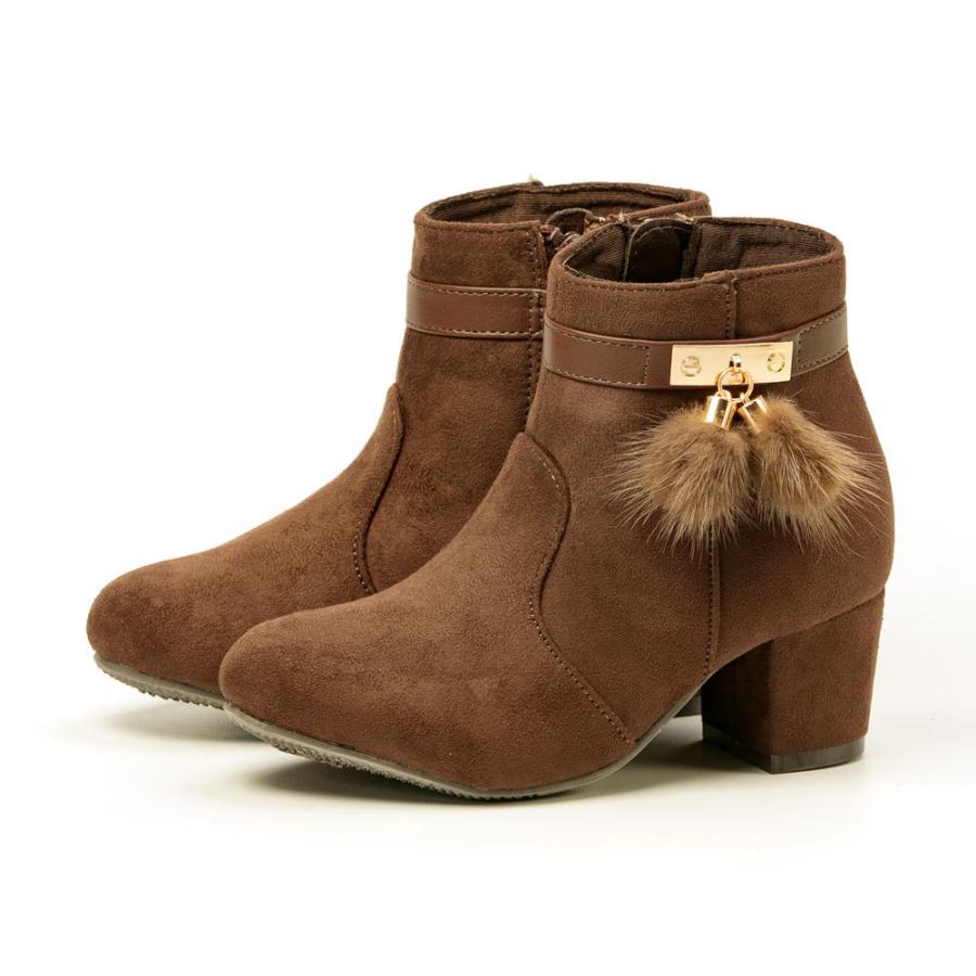 ブーツ 子供 キッズ ジュニア 靴 女の子 ショートブーツ Cocoa おしゃれ かわいい 大人 チャンキーヒール ファー Jn6 Ts Jn6 フットプレイス 通販 Yahoo ショッピング