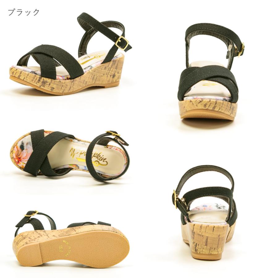 クロスベルト キッズサンダル ローヒール シンプル キッズ おしゃれ ウエッジ 女の子 ストラップ イエローパンプキン かわいい Jn9 Ts Jn9 Foot Place Yahoo ショッピング店 通販 Yahoo ショッピング