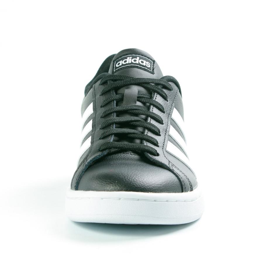 アディダス Adidas スニーカー グランドコート レザー U Grandcourt Leather 靴 シューズ メンズ カジュアル ブラック ホワイト Ze Grandcolea フットプレイス 通販 Yahoo ショッピング