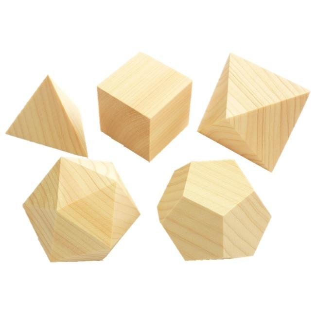 木製正多面体模型（無塗装） | ブランド登録なし