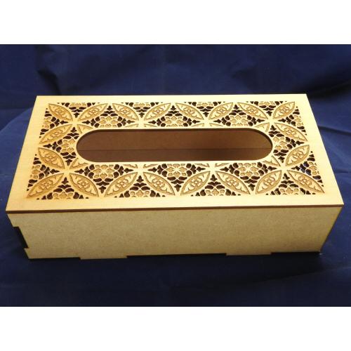 伝統文様ティッシュボックス 木製 輪違麻の葉 北斎桜割 北斎かごめ立涌