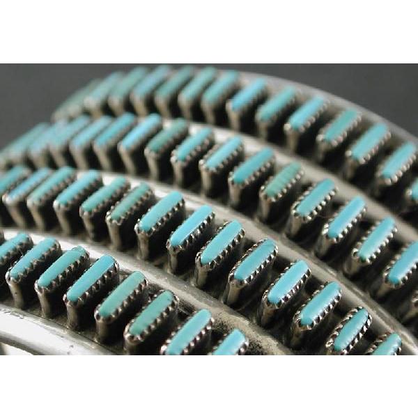 シルバーアクセサリー インディアンジュエリー ズニ ターコイズ