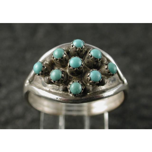 シルバーアクセサリー リング インディアンジュエリー ズニ サイズ15
