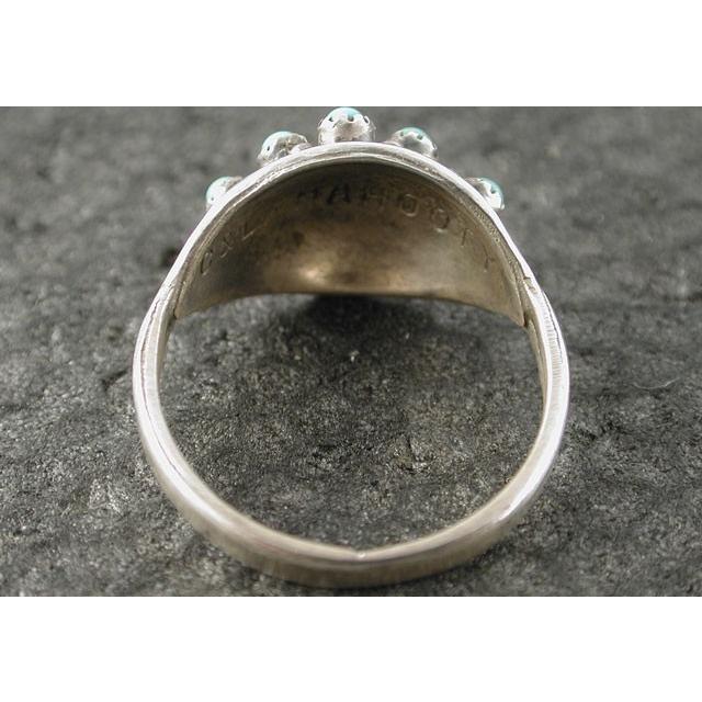 シルバーアクセサリー リング インディアンジュエリー ズニ サイズ15