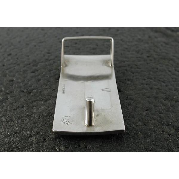 インディアンジュエリー ホピ バックル Jerry Honwytewa Whagado