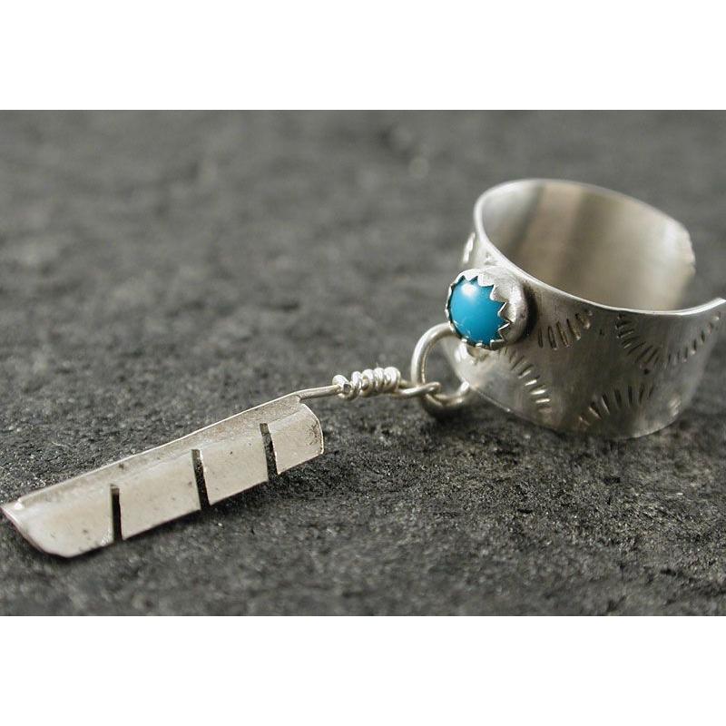 シルバーアクセサリー イヤーカフ インディアンジュエリー ナバホ 