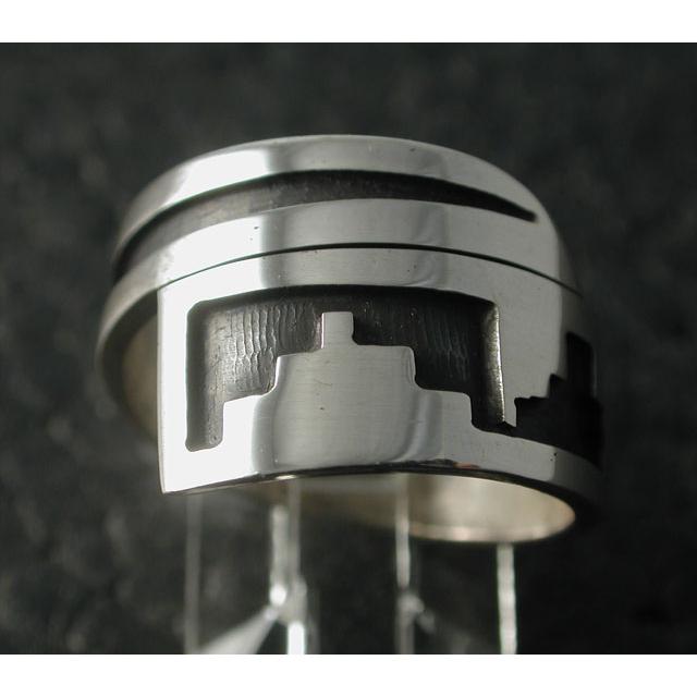 シルバーアクセサリー リング インディアンジュエリー ホピ Elgene