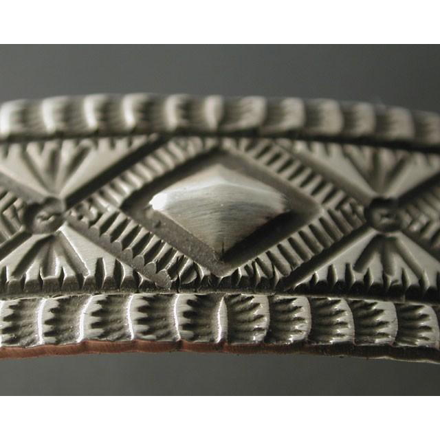 シルバーアクセサリー バングル インディアンジュエリー ナバホ Herman