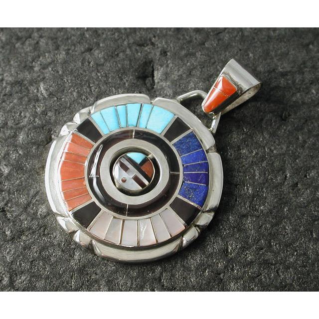 シルバーアクセサリー ペンダント インディアンジュエリー ズニ Don