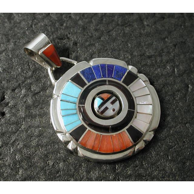 シルバーアクセサリー ペンダント インディアンジュエリー ズニ Don