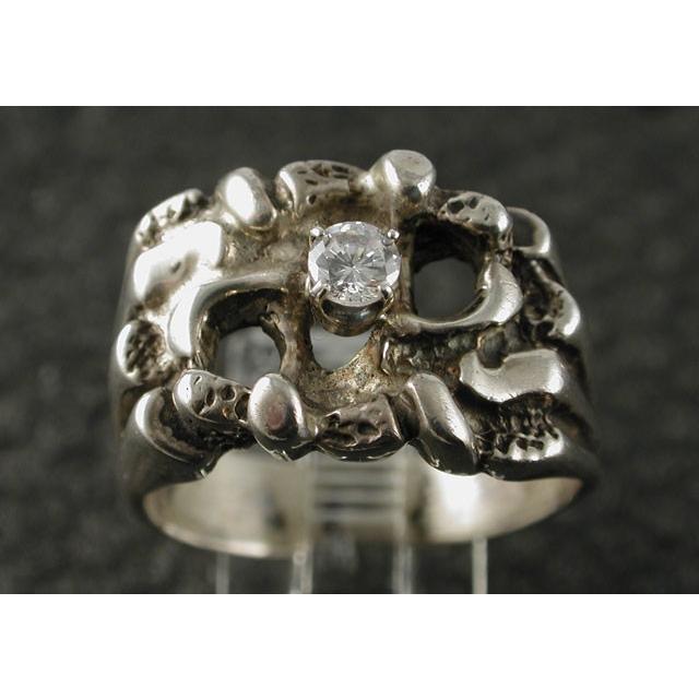 シルバーアクセサリー リング インディアンジュエリー ナバホ サイズ23