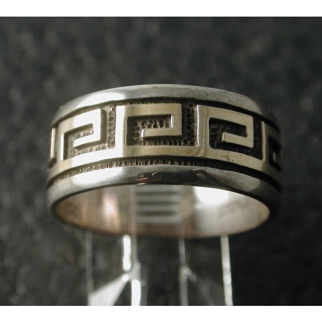 シルバーアクセサリー インディアンジュエリー ホピ リング Art Honani