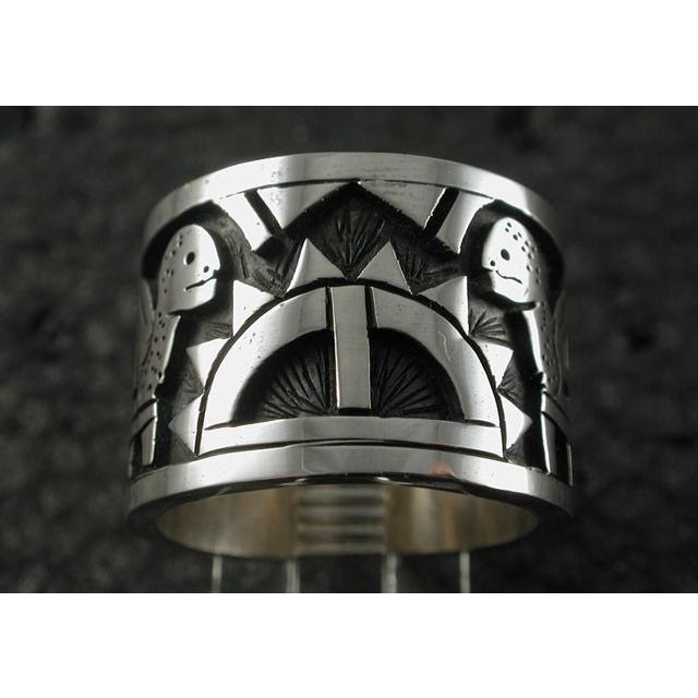 シルバーアクセサリー リング インディアンジュエリー ホピ Charleston  