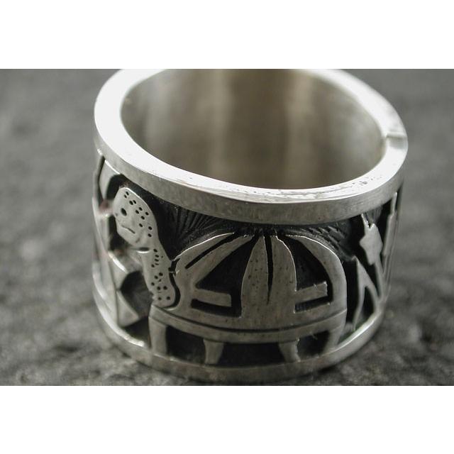 シルバーアクセサリー リング インディアンジュエリー ホピ Charleston 