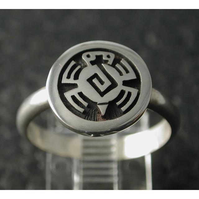 シルバーアクセサリー リング インディアンジュエリー ホピ Lucion 