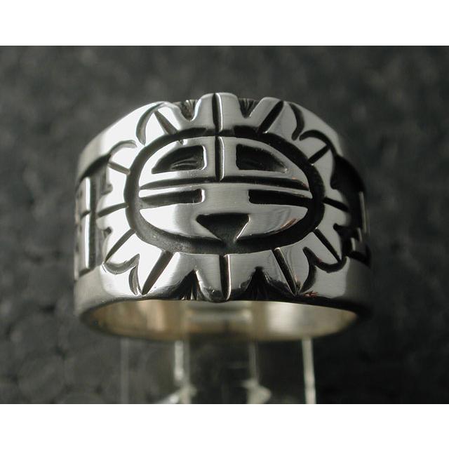 シルバーアクセサリー リング インディアンジュエリー ホピ Belvin