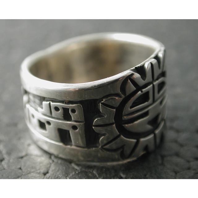 シルバーアクセサリー リング インディアンジュエリー ホピ Belvin