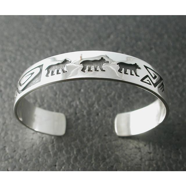 シルバーアクセサリー バングル インディアンジュエリー ホピ Raymond