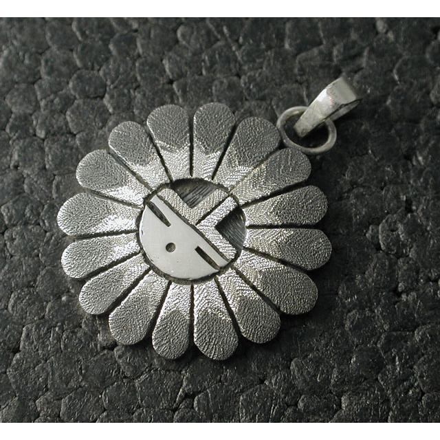 アクセサリー Hopi silver pendant RONALD WADSWORTH HOPI Spinner Pendant .925 SOLID Silver Signed Artist Cheryl
