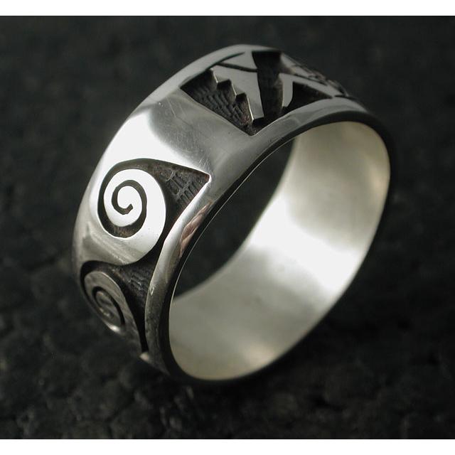シルバーアクセサリー リング インディアンジュエリー ホピ Willis