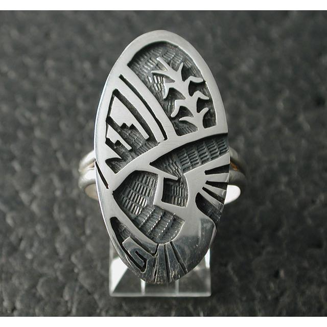 シルバーアクセサリー リング インディアンジュエリー ホピ Willis 
