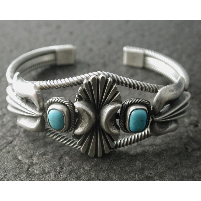 シルバーアクセサリー バングル インディアンジュエリー ナバホ Bobby
