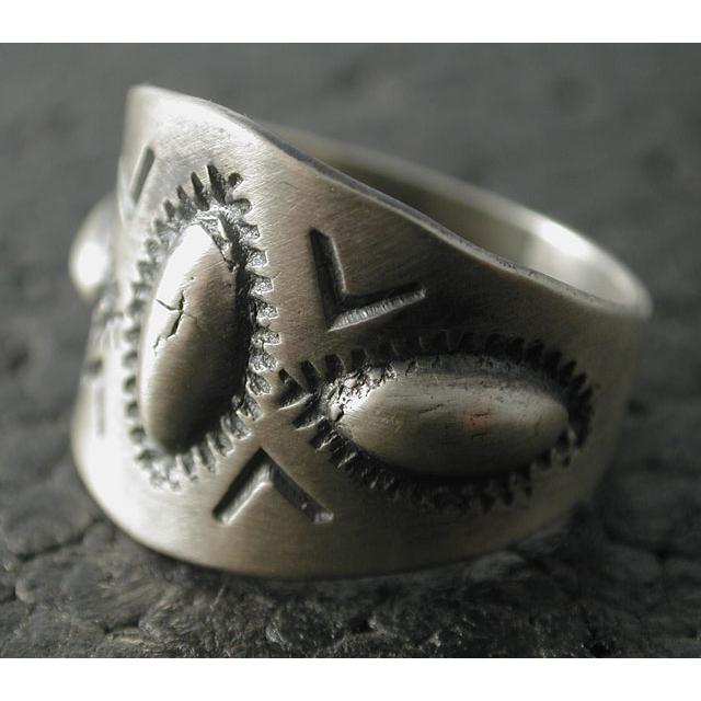 シルバーアクセサリー リング インディアンジュエリー ナバホ Jan