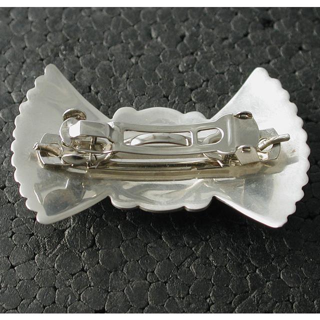 シルバーアクセサリー バレッタ インディアンジュエリー ナバホ 髪留め