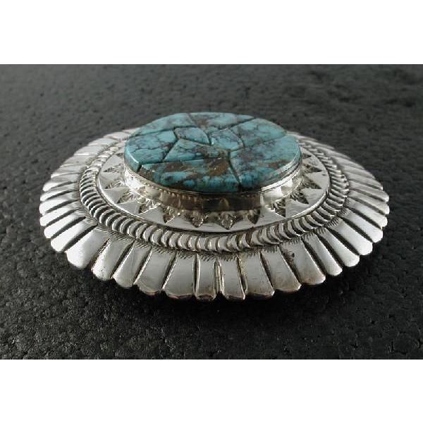 シルバーアクセサリー インディアンジュエリー ナバホ バックル John