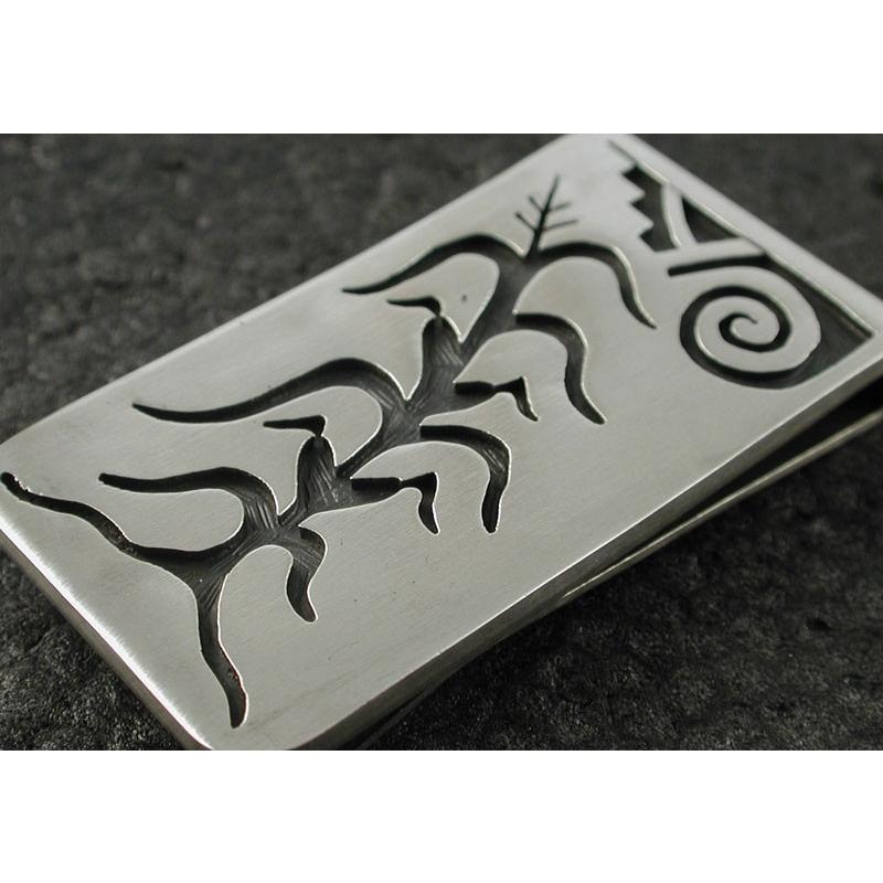 シルバーアクセサリー マネークリップ インディアンジュエリー ホピ