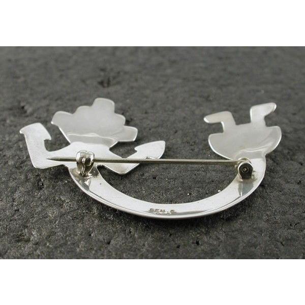 シルバーアクセサリー ブローチ インディアンジュエリー ナバホ