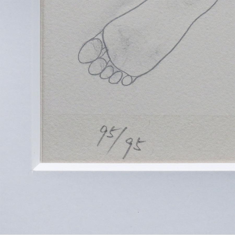加山又造 横になる裸婦II-2 人物画 作家直筆サイン 美人画 女性像 