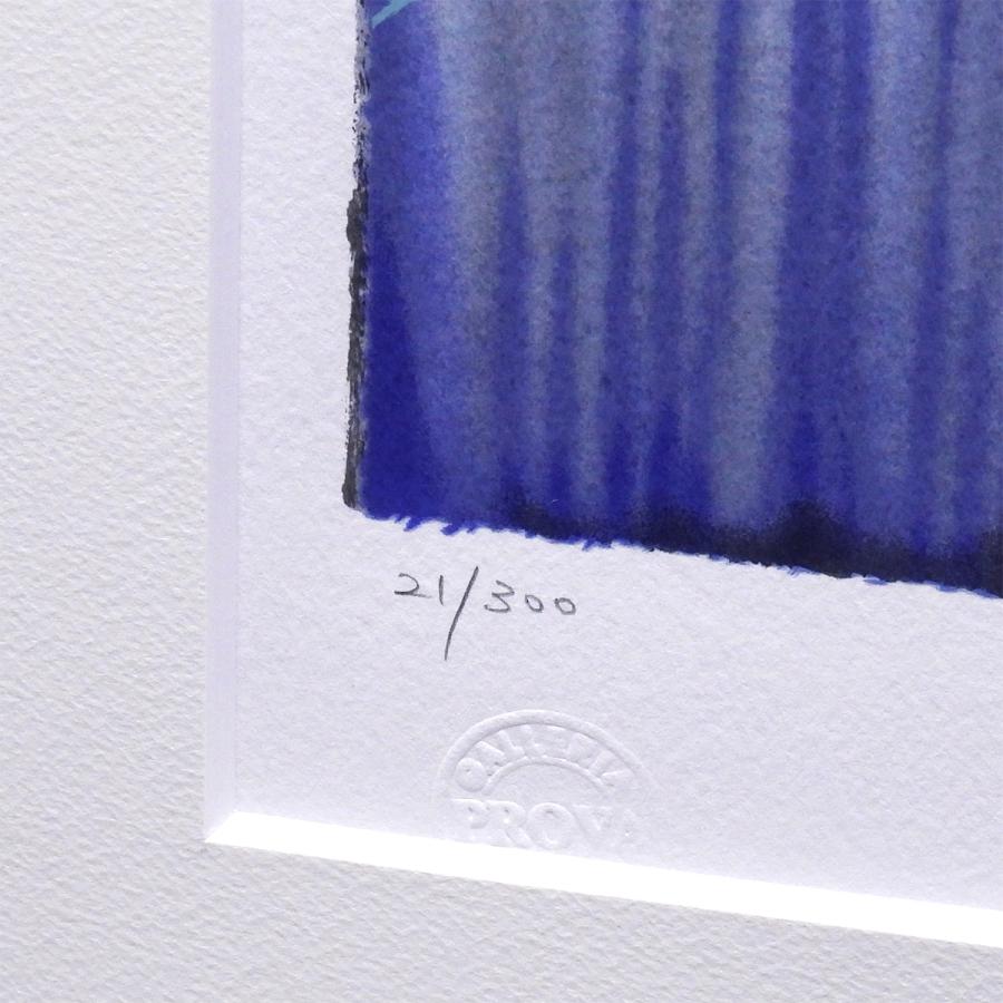 モナコの薔薇 風景画 静物画 花 庭園 版画 【満月】 絵画 真作保証