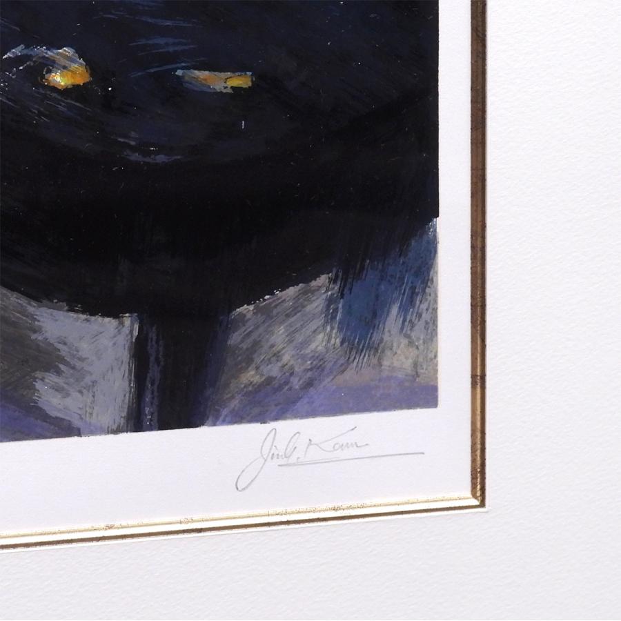 ジン・G・カム ピアノコンチェルト 人物画 作家直筆サイン 版画 絵画