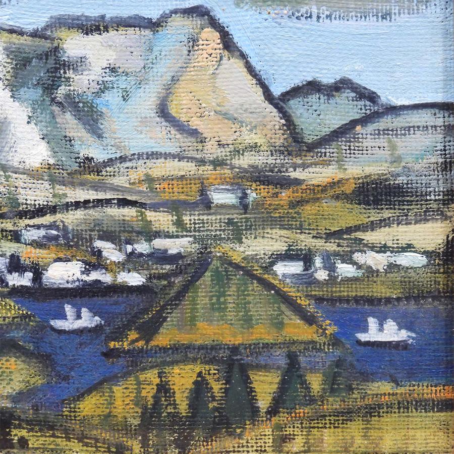 田崎広助 妙高山 油彩0号 風景画 暘之介鑑題シール 鑑定書 越後富士 北信五岳 日展顧問 文化勲章 原画 油絵 絵画 真作保証 値下げ交渉可能 |  | 04